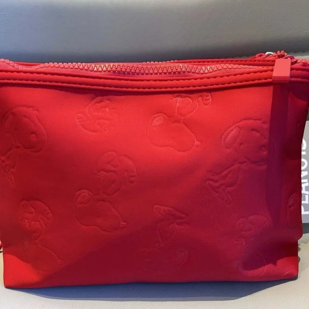 Peanuts Snoopy Red Makeup Bag